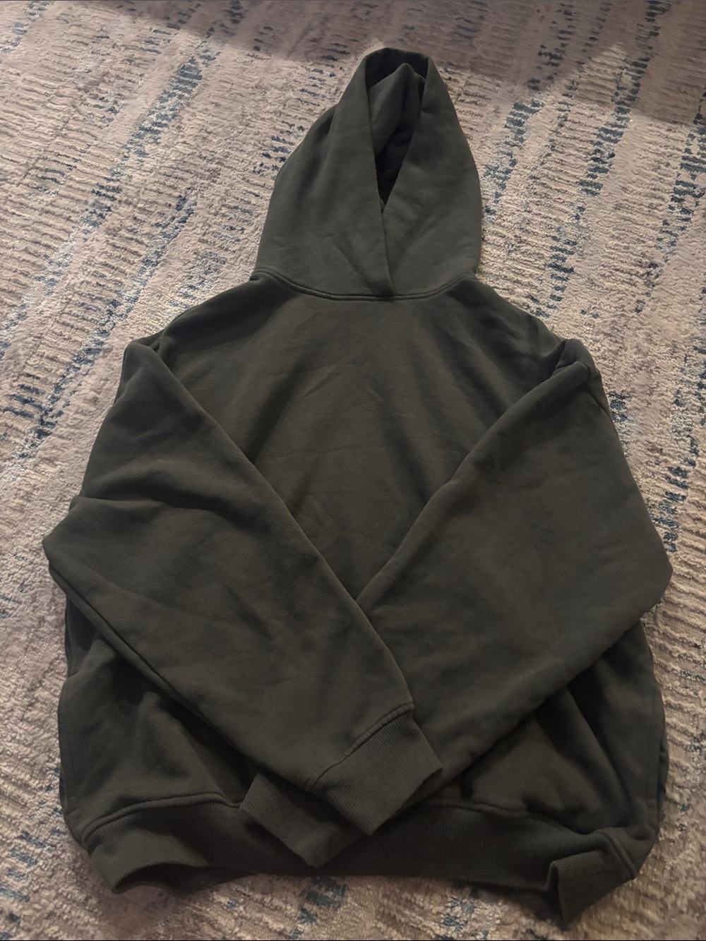 T.J.Maxx Olive Green Pullover Hoodie